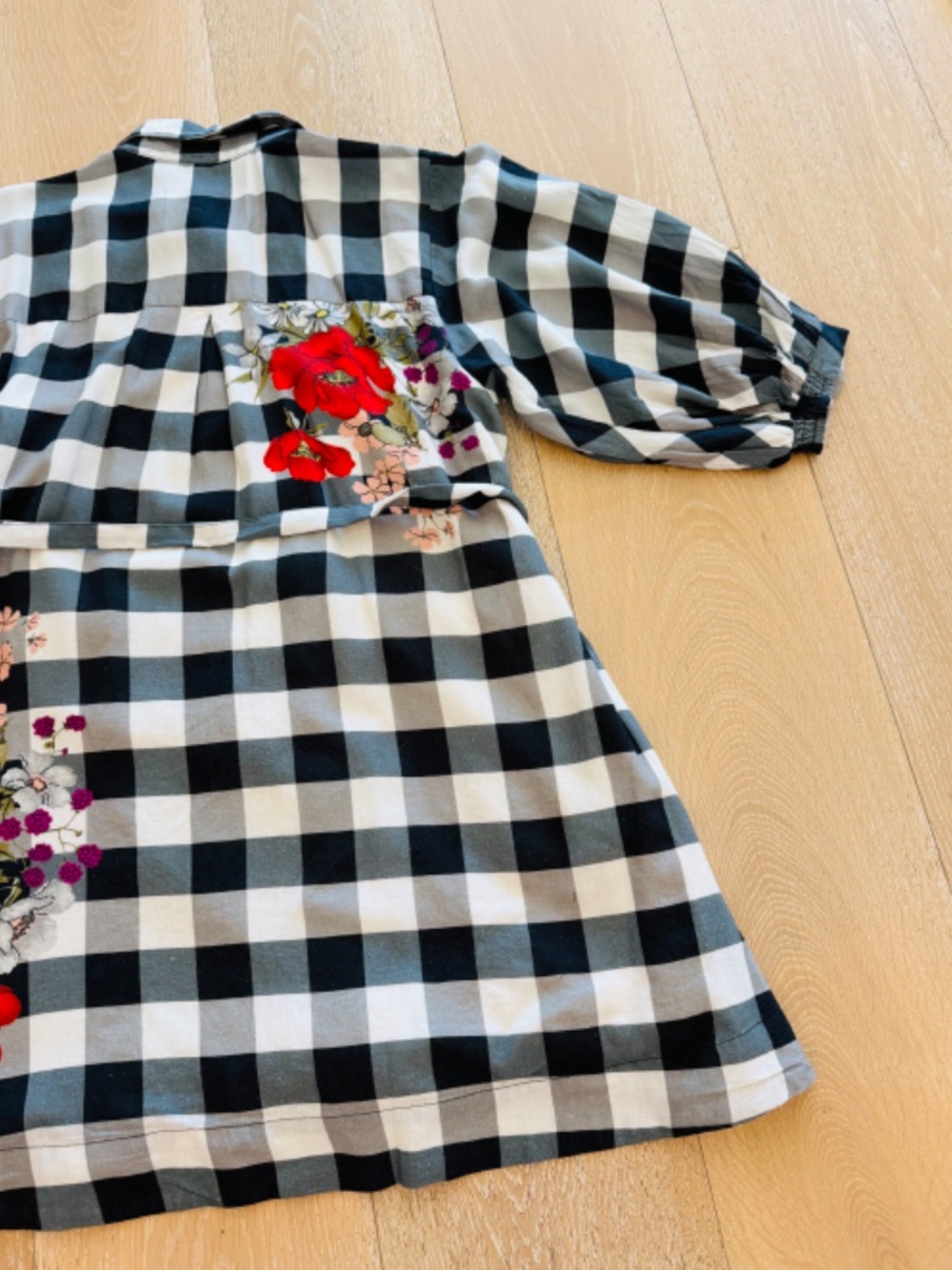 Anthropologie Maeve Mona Linen Blend Mini Shirtdress NWT Large - Picture 10 of 16